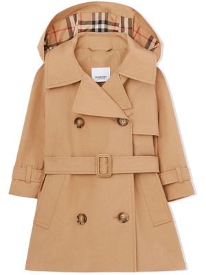 Burberry Kids Vintage Check trench coat - Neutrals