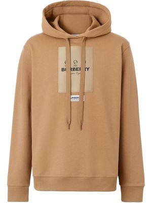 Burberry Label Appliqué hoodie - Neutrals