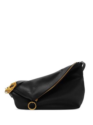 Burberry large Knight leather shoulder bag - Black