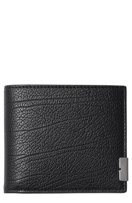 burberry Leather Bifold Wallet in Black