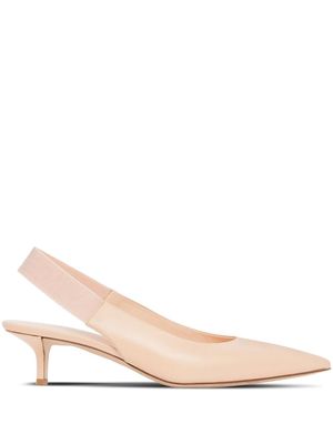 Burberry leather slingback pumps - Pink