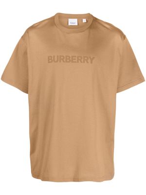 Burberry logo-print cotton T-shirt - Brown