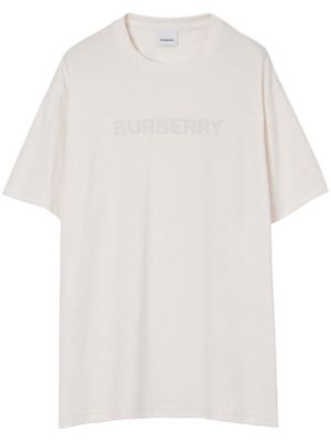 Burberry logo-print jersey cotton T-shirt - White