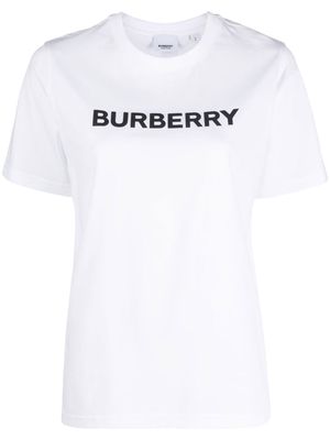 Burberry logo-print organic-cotton T-shirt - White