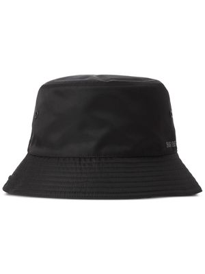 Burberry logo-print reversible bucket hat - Black