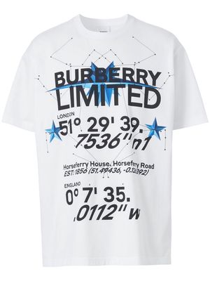Burberry logo-print short-sleeved T-shirt - White