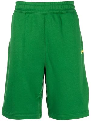 Burberry logo-print track shorts - Green