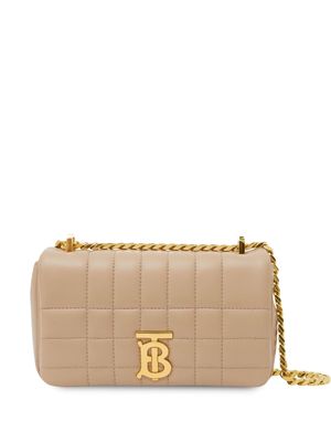 Burberry Lola leather quilted mini bag - Neutrals