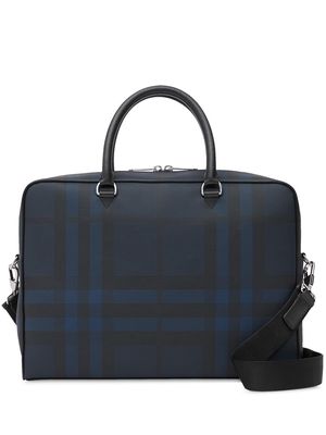 Burberry London check briefcase - Blue