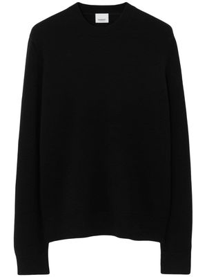 Burberry long-sleeve cashmere jumper - Black