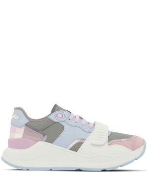 Burberry low-top panelled sneakers - Grey