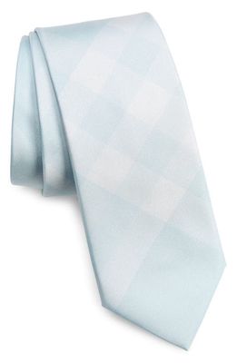 burberry Manston Exploded Check Mulberry Silk Tie in Duck Egg Blue Ip Chk