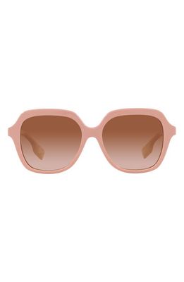 burberry Meadow 47mm Gradient Geometric Sunglasses in Pink