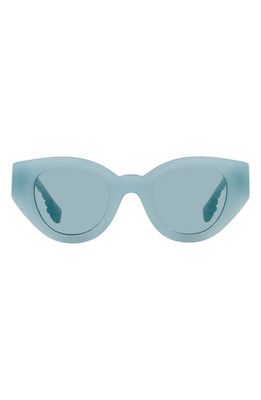 burberry Meadow 47mm Phantos Sunglasses in Azure