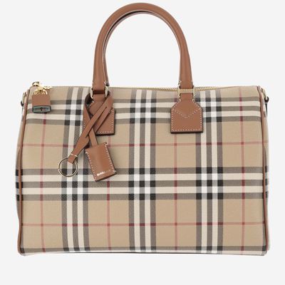 Burberry Medium Check Bowling Bag