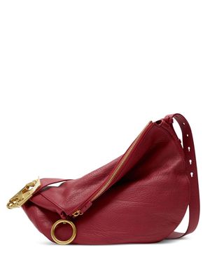 Burberry medium Knight leather shoulder bag - Red