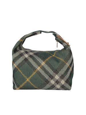 Burberry Medium Peg Check-pattern Tote Bag