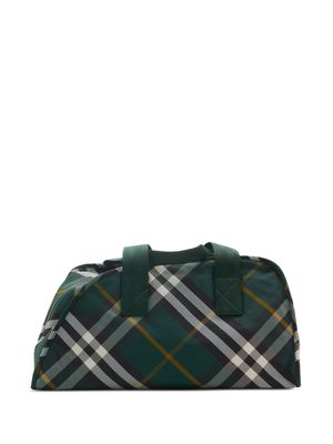 Burberry medium Shield check-pattern duffle bag - Green