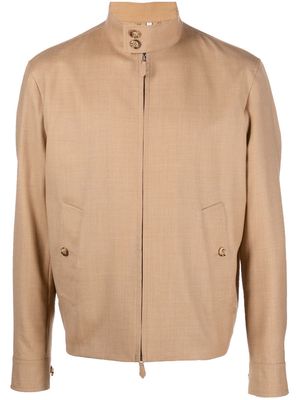 Burberry melange-effect light jacket - Brown