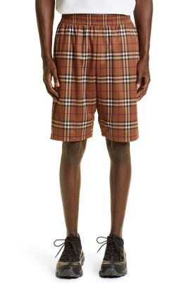 burberry Men's Debson Vintage Check Bermuda Shorts in Dark Birch Brown