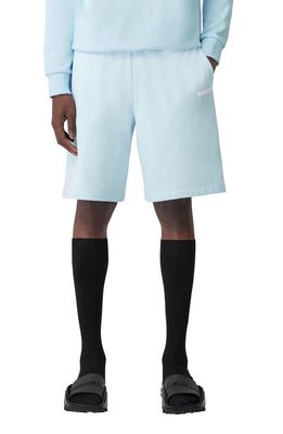 burberry Men's Raphael Cotton Shorts in Pale Blue