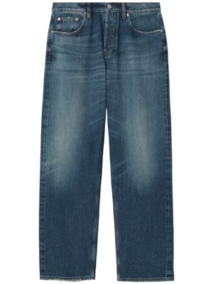Burberry mid-rise wide-leg jeans - Blue