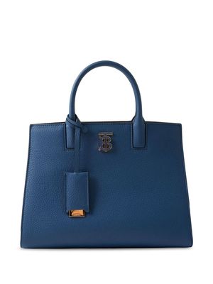 Burberry mini Frances leather tote bag - Blue