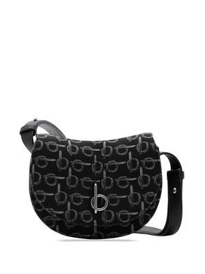 Burberry mini Rocking Horse b-pattern crossbody bag - Black