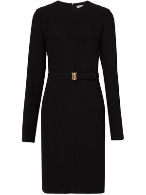 Burberry monogram belted waist - Black