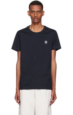 Burberry Navy Organic Cotton T-Shirt