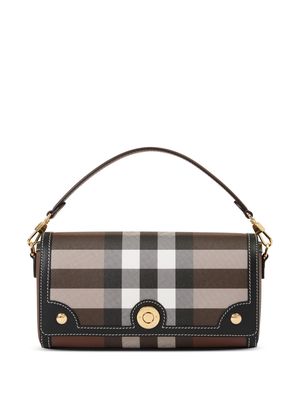 Burberry Note leather crossbody bag - Brown