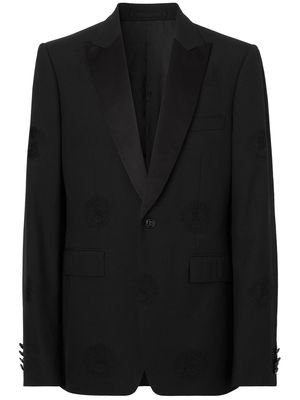 Burberry Oak Leaf Crest jacquard tuxedo jacket - Black
