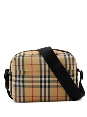 Burberry Paddy Vintage-check messenger bag - Neutrals