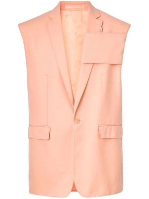 Burberry panel detail tailored gilet - Pink