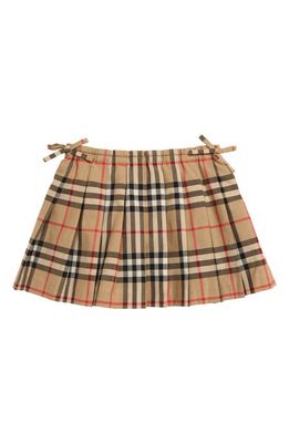 burberry Pearly Check Skirt in Archive Beige Chk
