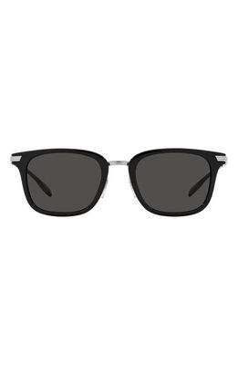 burberry Peter 51mm Square Sunglasses in Black