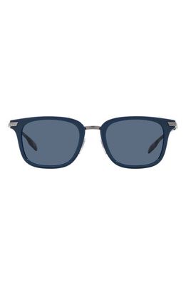 burberry Peter 51mm Square Sunglasses in Blue