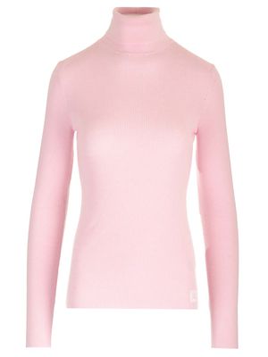 Burberry Pink Turtleneck Sweater