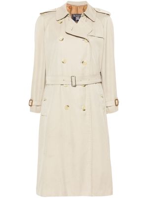 Burberry Pre-Owned 1970s double-breasted trench coat - Neutrals