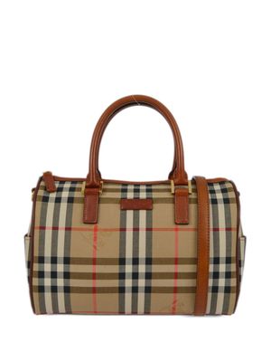 Burberry Pre-Owned 1990-2000s Haymarket Check two-way bag - Neutrals