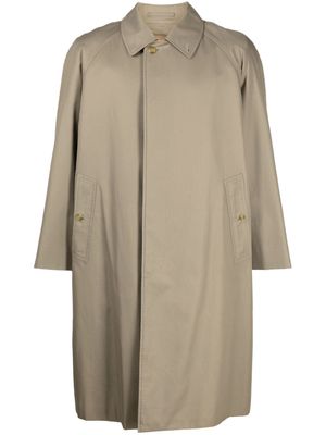 Burberry Pre-Owned 1990 Nova Check trench coat - Brown