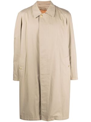 Burberry Pre-Owned 1990s raglan trench coat - Neutrals