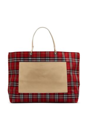 Burberry Pre-Owned 2000-2010 checkered panelled tote bag