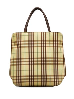 Burberry Pre-Owned 2000-2017 House Check handbag - Yellow