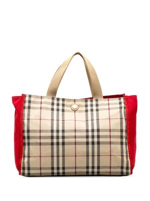Burberry Pre-Owned 2000-2023 Vintage Check tote bag - Neutrals