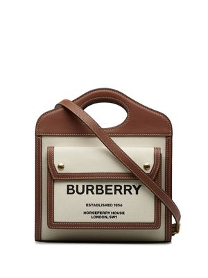 Burberry Pre-Owned 2010-2023 Pocket two-way bag - Neutrals