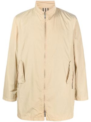 Burberry Pre-Owned 2010 lightweight zip-up jacket - Neutrals