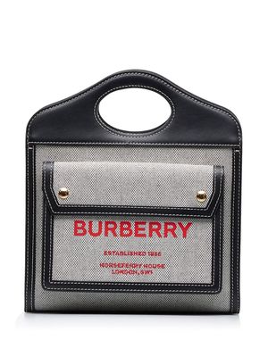 Burberry Pre-Owned 2010-present Burberry Pocket Satchel - Black
