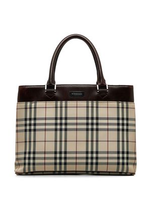 Burberry Pre-Owned 2010-present Pre-Owned Burberry House Check Tote Bag - Brown