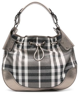 Burberry Pre-Owned 2010s house check tote bag - Grey